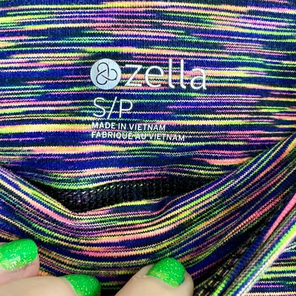 Zella Capri Workout Leggings Multicolor Small - Picture 6 of 6